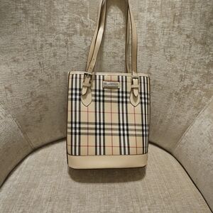 Classic Check Beige Tote Bag